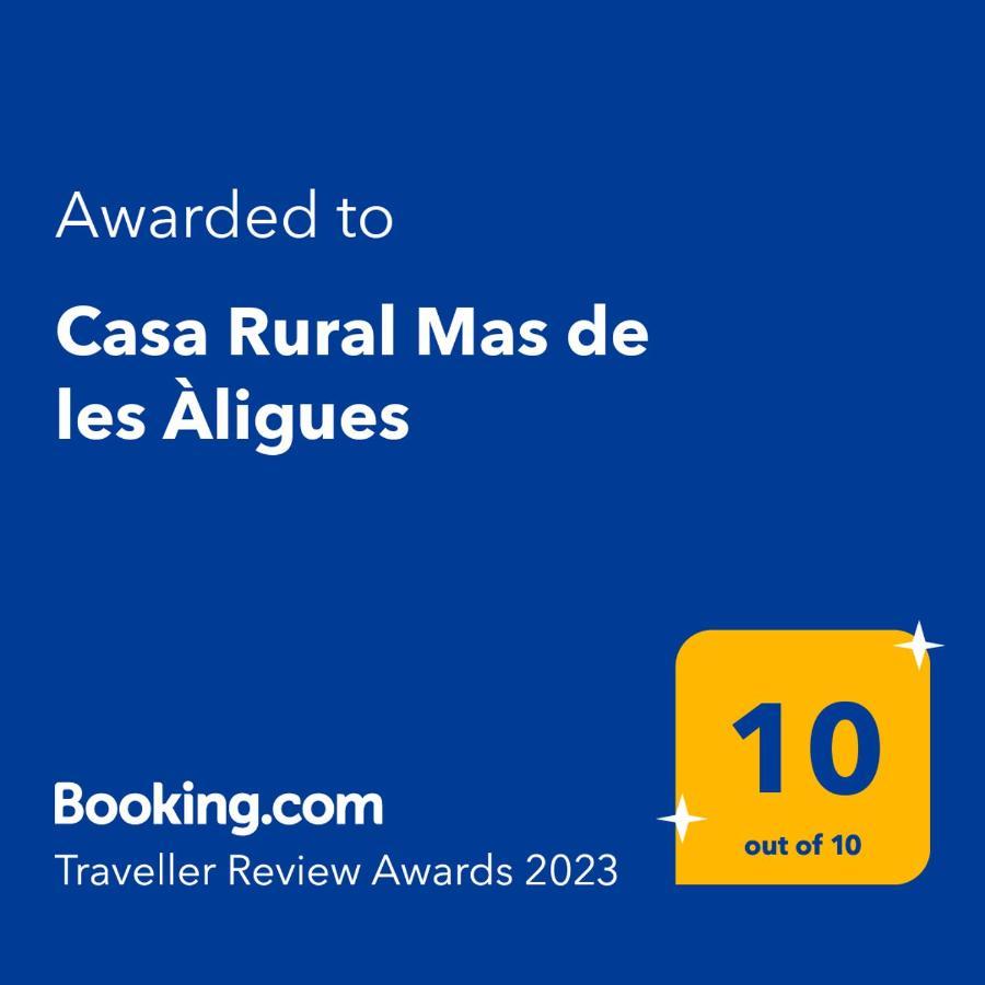 Casa Rural Mas De Les Aligues Mequinenza Buitenkant foto
