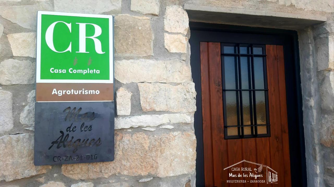 Casa Rural Mas De Les Aligues Mequinenza Buitenkant foto